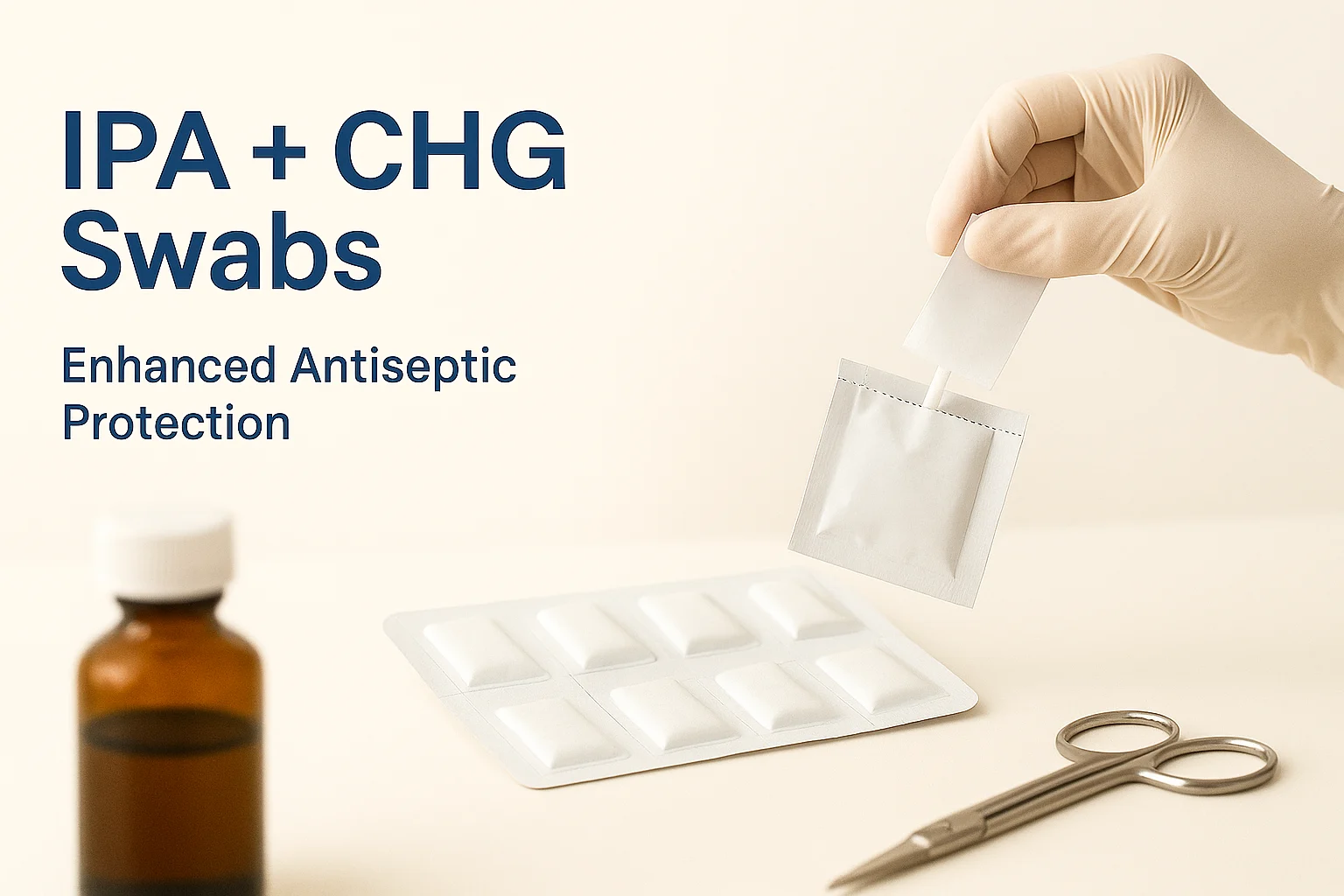IPA + CHG Swabs Manufacturer in Gujarat...