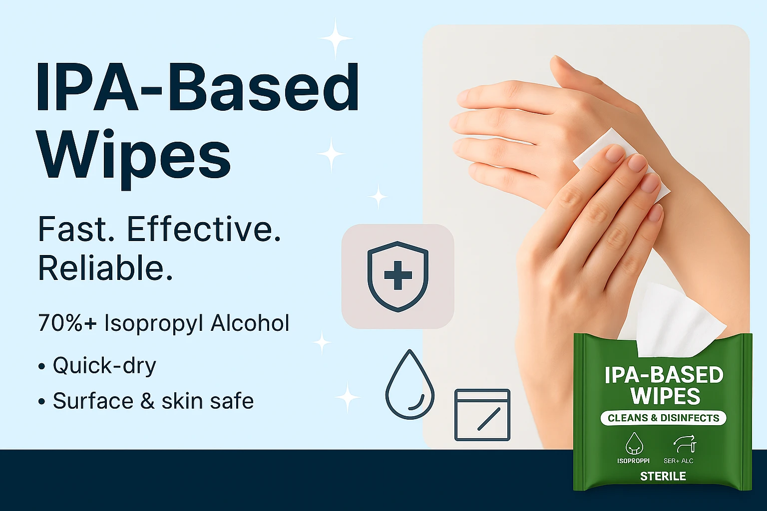 Trusted IPA-Based Wipes Supplier in Guja...