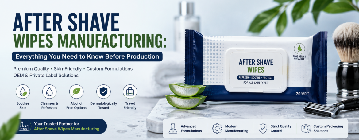After Shave Wipes Manufacturing Everything You Need to Know Before Production