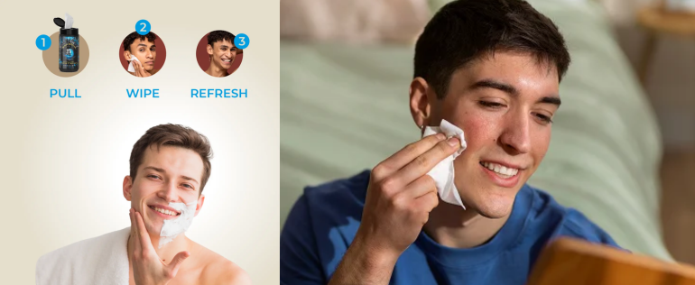 After Shave Wipes