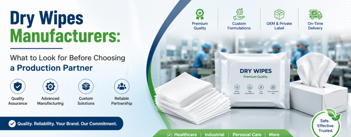 Dry Wipes Manufacturers: What to Look for Before Choosing a Production Partner