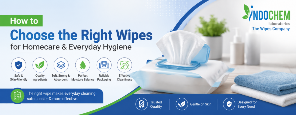 How to Choose the Right Wipes for Homecare & Everyday Hygiene