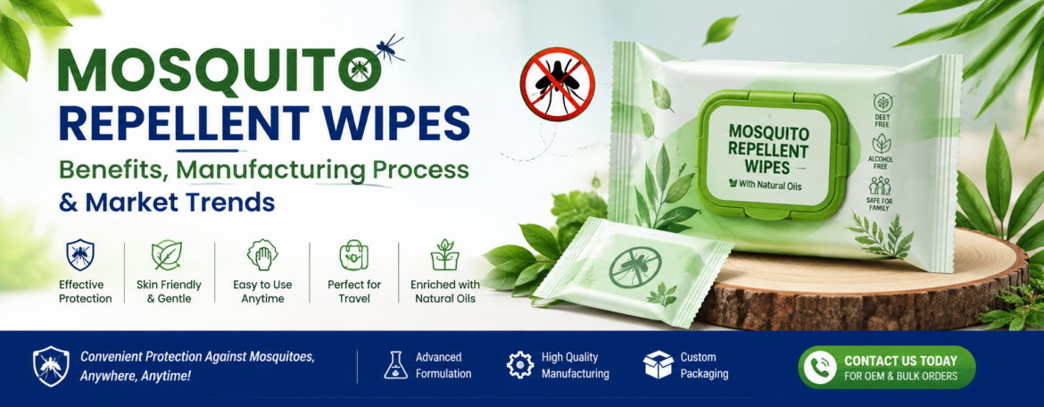 Mosquito Repellent Wipes Benefits, Manufacturing Process & Market Trends