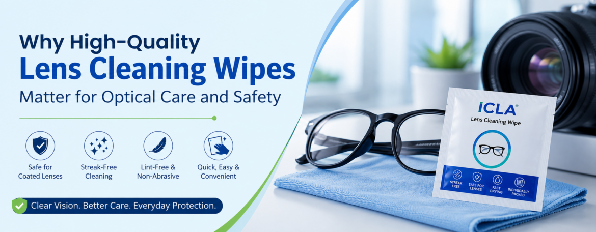 Why High-Quality Lens Cleaning Wipes Matter for Optical Care and Safety