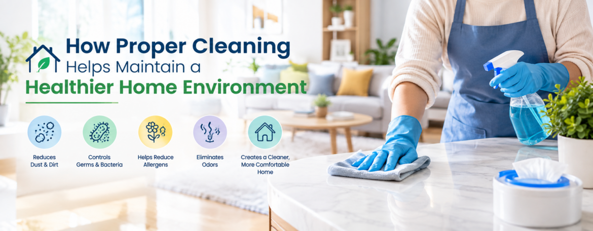 How Does Proper Cleaning Help Maintain a Healthier Home Environment?